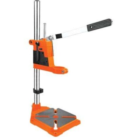 Supporto Verticale Per Trapano Da Banco - Colonna 400mm, Serraggio 34-43mm, Base 150x150mm