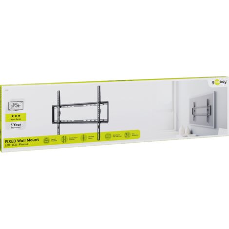 Supporto TV a parete Basic FIXED (L), per televisori da 37 a 70 pollici (94-178 cm) a 35 kg.