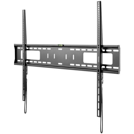 supporto tv a parete pro fixed xl televisore da 43 a 100 pollici staffa qled o led