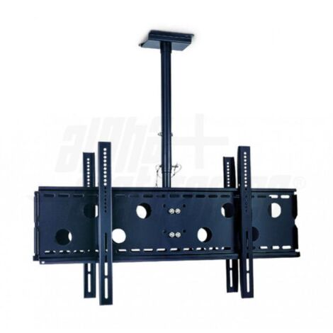 Supporto tv da soffitto 32-60 pollici per il montaggio di 2 monitor tv alpha elettronica su560