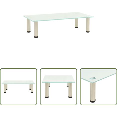 Supporto TV moderno -  Mobile Porta TV Glassato 60x35x17 cm in Vetro Temperato