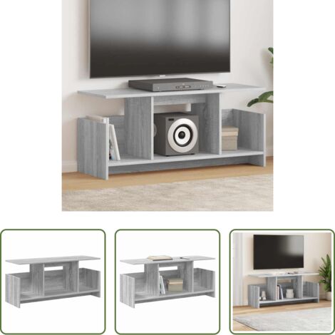 Supporto TV moderno -  Supporto TV Grigio Sonoma 102 x 35 x 45 cm Legno multistrato