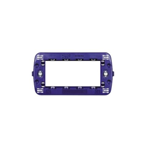 Supporto Unico Per Placche 4 Moduli Bticino LivingLight - LN4704