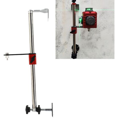 Supporto universale per livella laser - Supporto per palo rotondo, regolabile per la lavorazione del legno