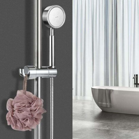 Supporto universale per soffione doccia da bagno, supporto per soffione doccia sostituibile, supporto per doccetta portatile, diametro regolabile da 1627 mm, adatto per asta doccia.