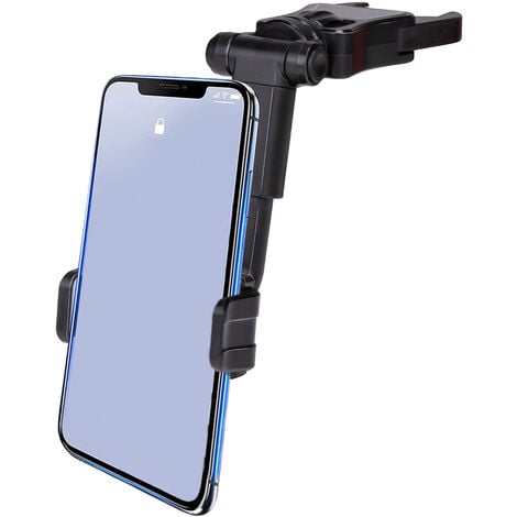 STAFFA SUPPORTO SPECCHIETO RETROVISORE AUTO SMARTPHONE GIREVOLE HD2577