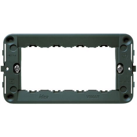 Supporto Vimar Idea 4 moduli per scatole rettangolari 16714