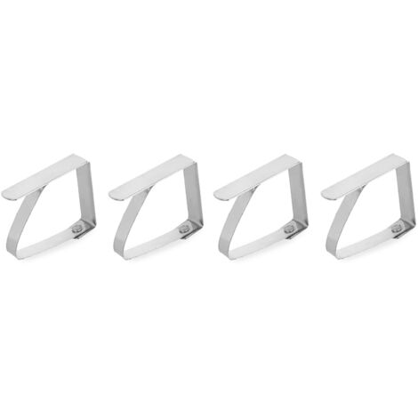 Supports à clips pour fixer la nappe au plateau de table, lot de 4 pcs. -Hendi 444023