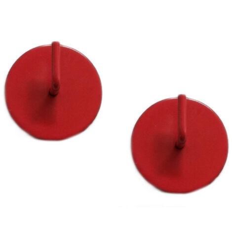 Supports Adhésifs Tringle Rideau Ateliers28 - Rouge