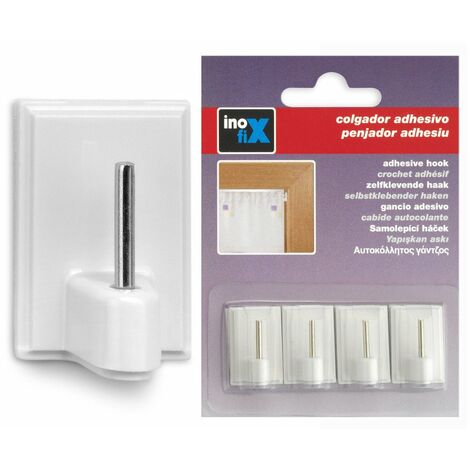 Supports Adhésifs Voilages Inofix Fixation Sans Perçage Pour Tringles Légères - Inofix