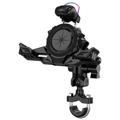 Supports anti-vibrations pour téléphone portable et voiture électrique pour guidon de moto --