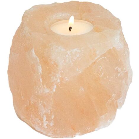Supports de bougies en sel Rose Sel rock CFW44348