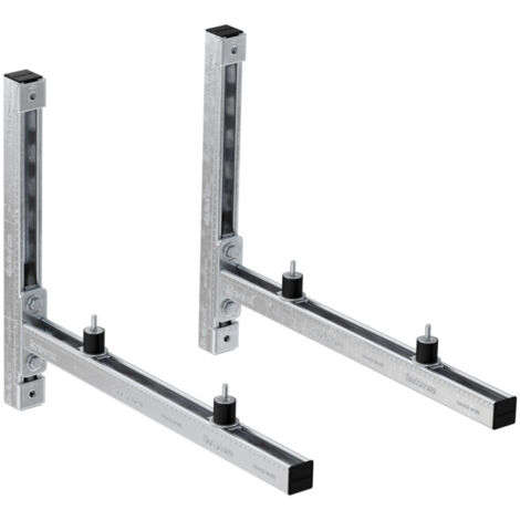 Supports de climatiseur fischer KSU S 500 avec patins anti-vibratiles