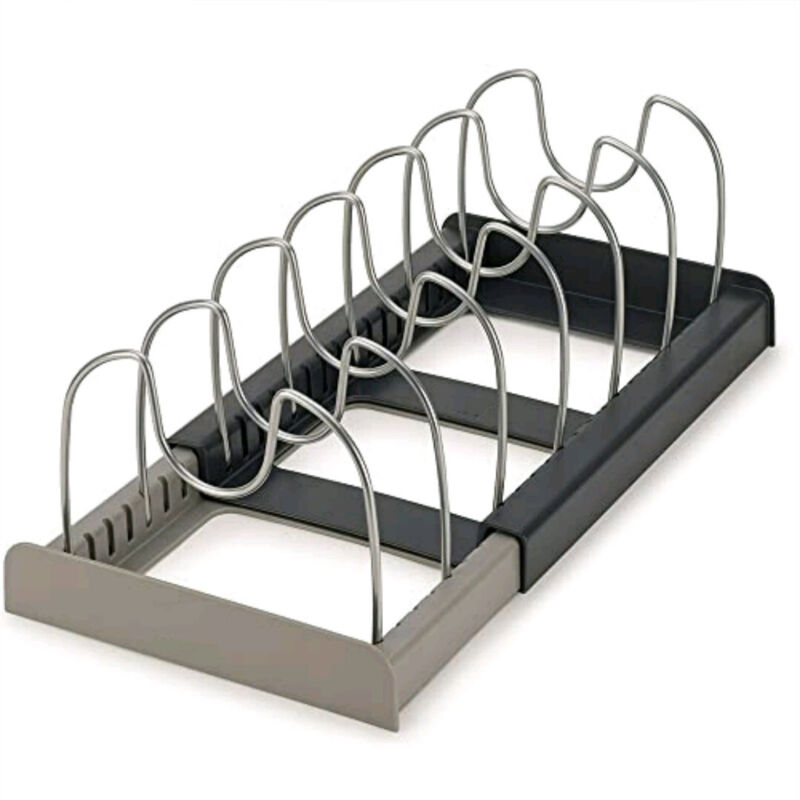 Supports de couvercles de casseroles, réglables, pour tiroir, organiseur de couvercle de cuisine, extensible, parfait pour les poêles, les casseroles
