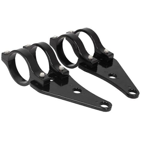 Supports de fixation latéraux pour phare de moto, universels, pour tubes de fourche de 41 mm