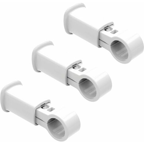 Supports pour radiateurs sèche-serviettes – Pince pour tuyaux Ø22 mm – Capacité 75 kg – Fixations robustes – Montage horizontal