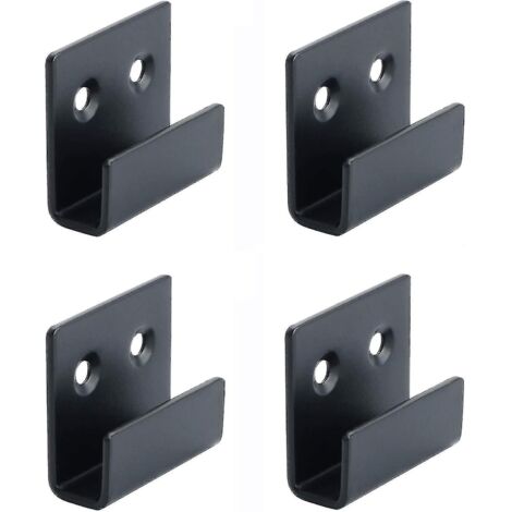Supports de fixation pour rails en acier inoxydable, pinces pour miroirs et tableaux, kit de fixation pour miroirs, supports robustes pour carrelage en céramique (6 pièces) - yvan-AquaForge