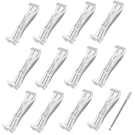 Supports de gouttière 5 pouces, clips de gouttière, supports de gouttière cachés