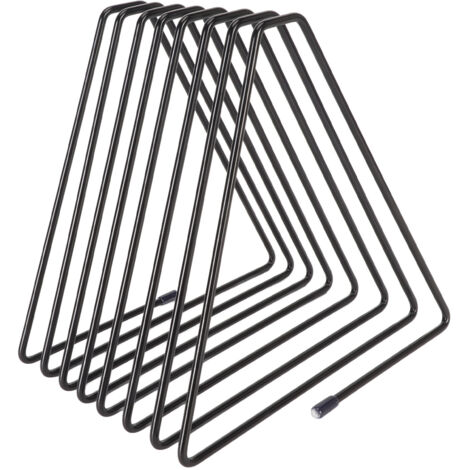 Supports de Livres Rétractables en Métal Électrodoré Noir pour Bureau et Bibliothèque
