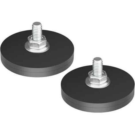 Supports de montage magnétiques M6 5 mm, boulons universels pour barre lumineuse LED, lampe de travail LED, voiture, camion, véhicule tout-terrain 4x4.