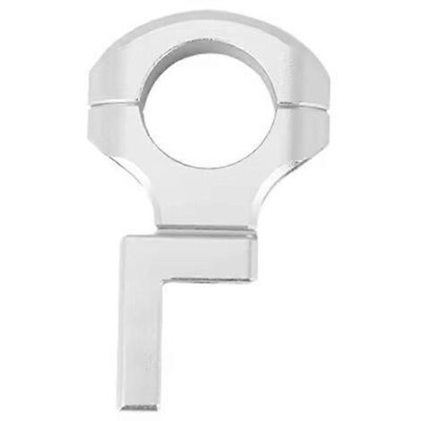 Supports de phares antibrouillard LED pour moto, couleur argent