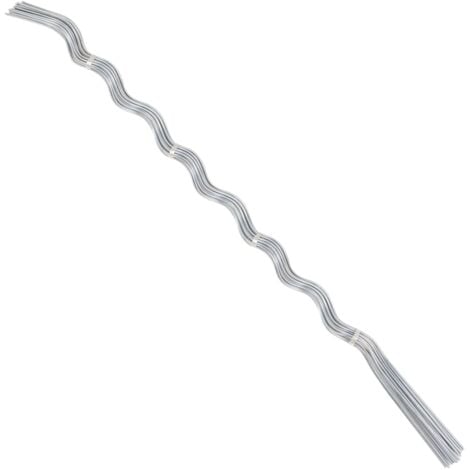 Supports de plantes en spirale 50 pcs Acier galvanisé 170 cm