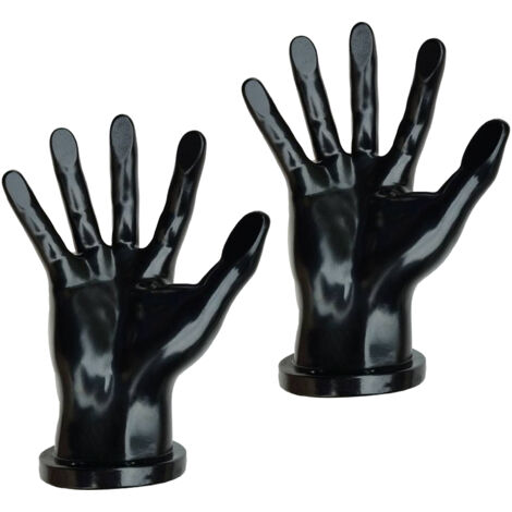 Supports de présentation pour ballons (football et basket) - 2PCS - Noir
