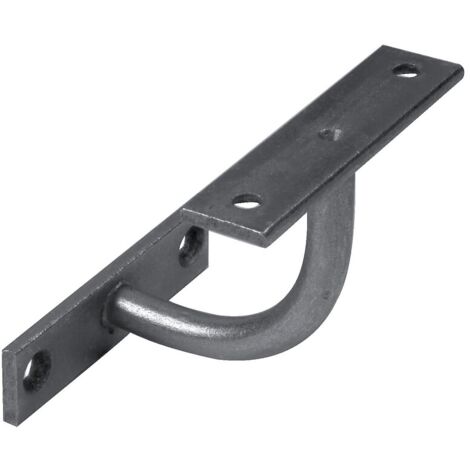 Supports de rampe coudés - sur platine rectangulaire à visser