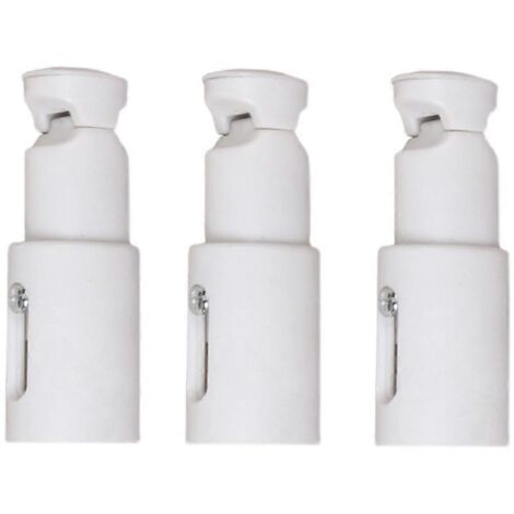 Supports de rechange universels pour sèche-serviettes, lot de 3, construction robuste en acier, réglables de 65 mm à 82 mm