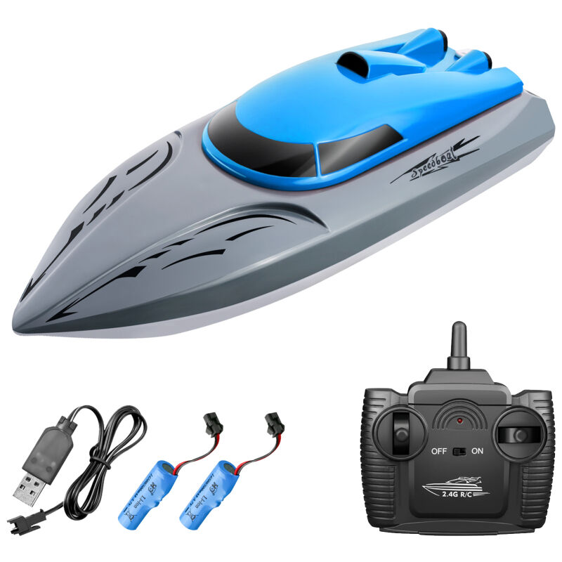 Bateau télécommandé 806 2,4 GHz, 20 km/h, étanche, grande vitesse, cadeau pour enfants