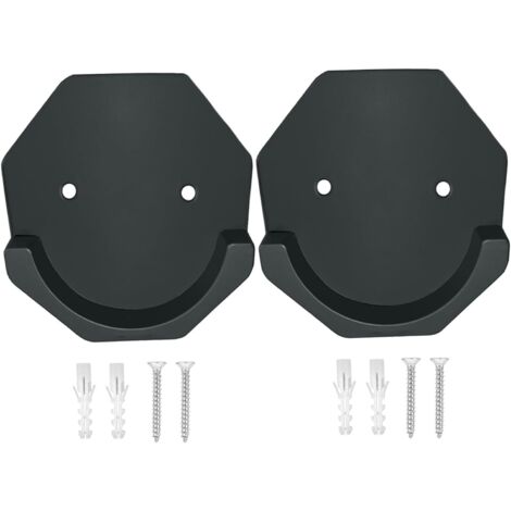 Supports de tringle de douche adhésifs imperméables pour mur  Charge maximale de 22,7 kg, support de tige de douche  Support de tige de douche sans glissement, lot de 2 (tige non incluse)