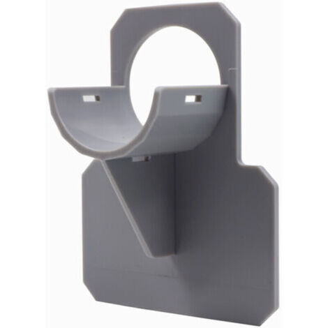 Supports de tuyau piscine gris – Lot de 2 pour tubes de 30 à 37 mm – Polypropylène renforcé, montage rapide