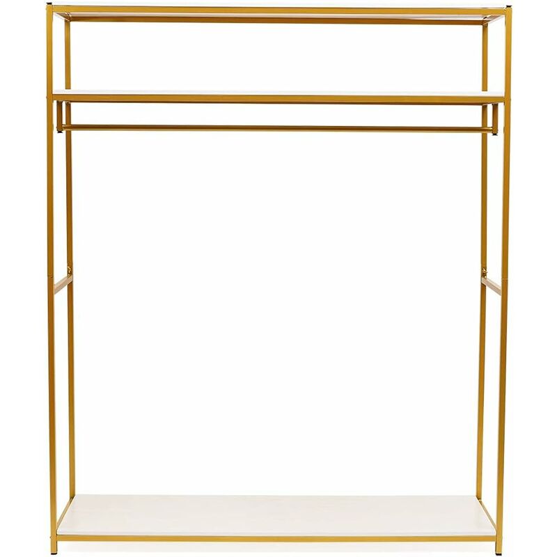 Supports de Vêtement en Métal de Vente au Détail de Vêtements Simples Créatifs, Etagères de Stockage de Cintre de Magasin de Vêtements, Support