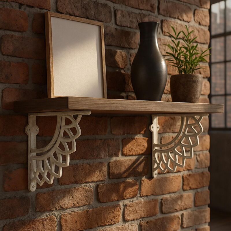Supports detagere mandala en fonte lot de 2