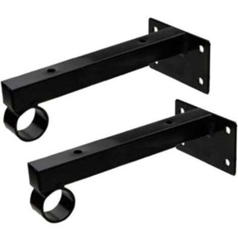 Supports D'Étagère, Supports de Tablette Flottante Carrée Industrielle, Supports de Tableaux Muraux Rétro, Pour Salon Salle de N Garage,150MM