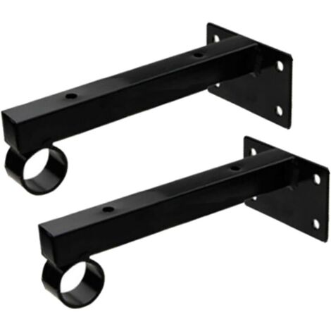 Supports D'Étagère, Supports de Tablette Flottante Carrée Industrielle, Supports de Tableaux Muraux Rétro, Pour Salon Salle de N Garage,150MM