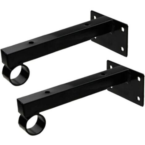 Supports D'Étagère, Supports de Tablette Flottante Carrée Industrielle, Supports de Tableaux Muraux Rétro, Pour Salon Salle de N Garage,150MM