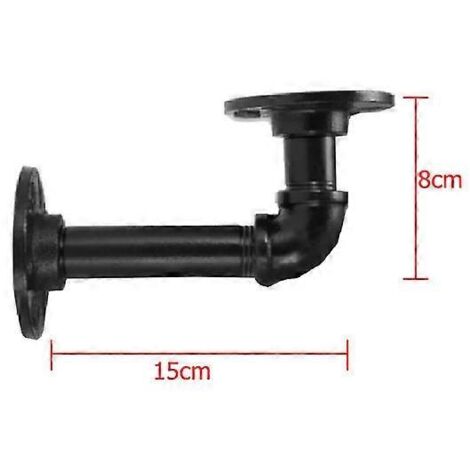 Supports d'étagère tubulaires, 1 étagère flottante tubulaire industrielle pour échafaudage (1) - AquaForge