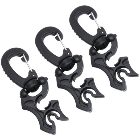 supports doubles noirs pour tuyau de plonge