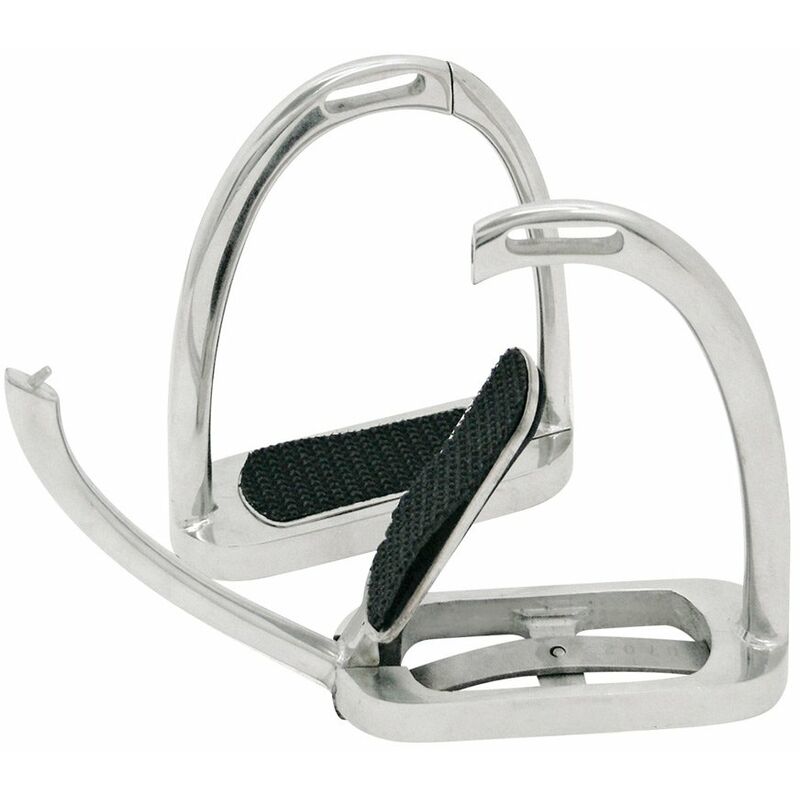 Supports en acier inoxydable de type Kwik out avec dégagement latéral 12 cm