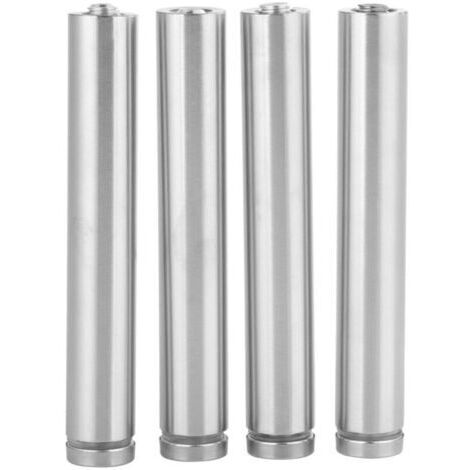 Supports en acier inoxydable pour verre - 4 pièces (19x120 mm)