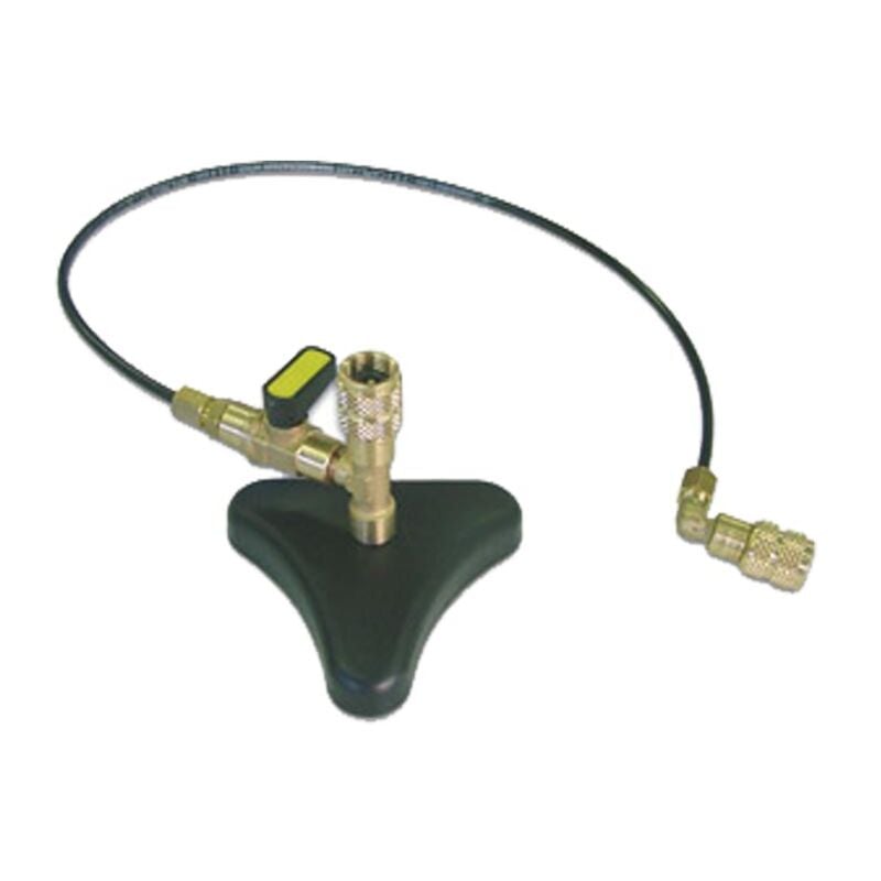 Support et raccord pour vérins 5/6' sae avec vanne d'arrêt et tube capillaire - Idrhaus