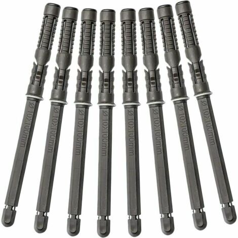 Supports étagères murales invisibles – Lot de 8 – Capacité de charge 40 kg – Acier trempé pour fixation sur bois et maçonnerie