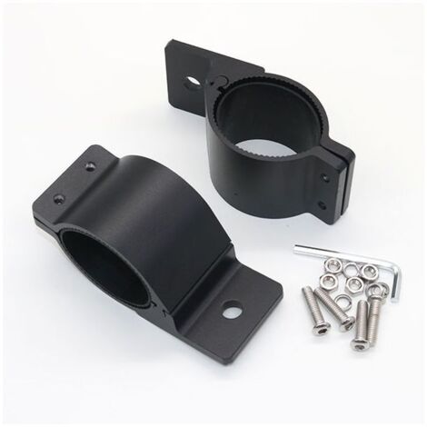 Supports fixation pour tube 75 à 77 mm - Barre LED et Spot LED - Métal Résistant - La paire