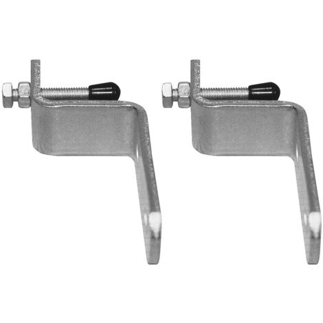 Supports lavabo contre coudées épaisseur 5 mm, jeu de 2