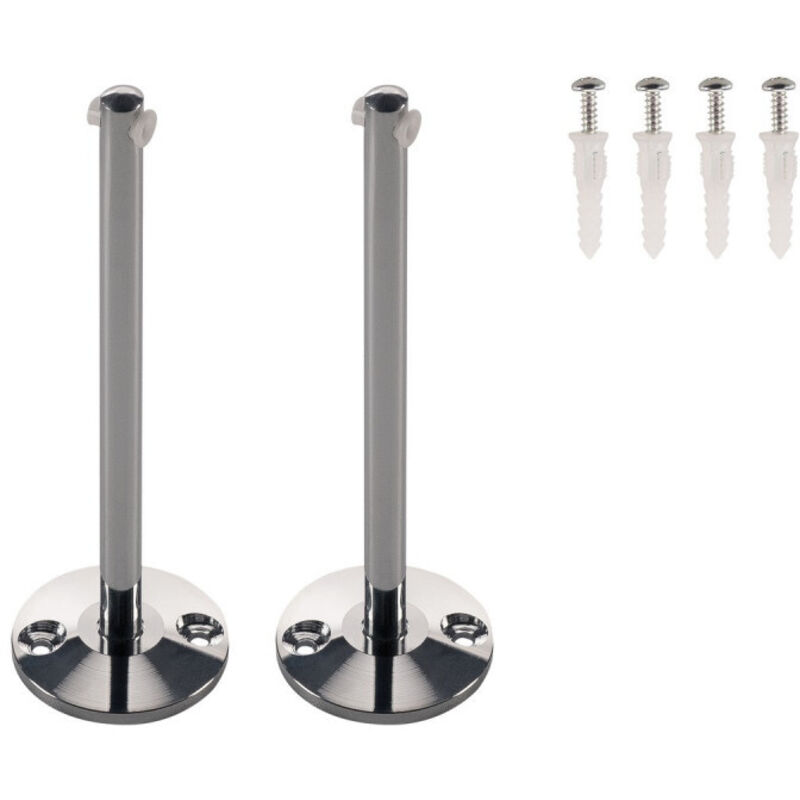 Systèmes câble tendu tenseo renvois plafond intérieur pour câble tendu t.b.t chrome 2 pièces SLV 186342