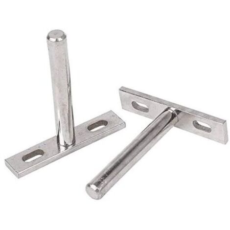 Supports Muraux Invisibles 10 mm pour Étagères Flottantes – Fixation Discrète 6 Pièces