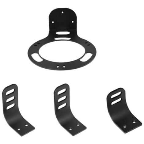 Supports muraux pour 4 enceintes de studio --