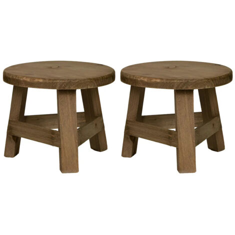 supports plantes en bois tabouret haut multifonctionnel