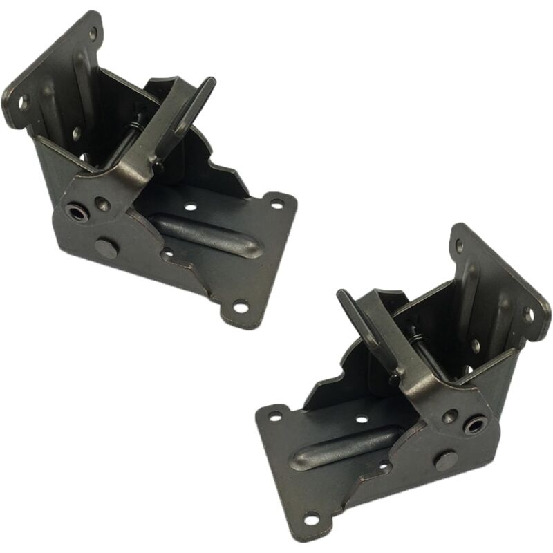 Supports pliables - charnières autobloquantes - ferrures et soufflets pour pieds - pour pieds pliants,établis pliants,buanderie,garage,bateau